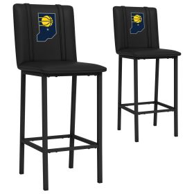 Bar Stool 500 with Indiana Pacers Secondary Logo Set of 2