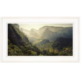 "Land of the Hobbits" Martin Podt, Ready to Hang Framed Print, White Frame