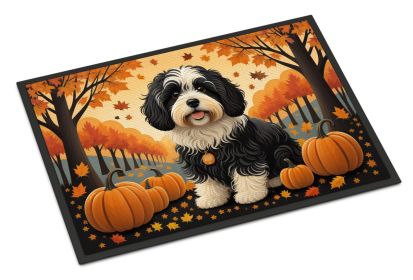 NEW Havanese Fall Doormat Front Door Mat Indoor Outdoor Rugs for Entryway, Non Slip Washable Low Pile, 18H X 27W