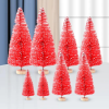8 Pieces Mini Artificial Christmas Trees For Fairy Garden DIY Christmas Crafts