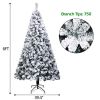 Green Flocking 6ft, 750 Branches, Automatic Tree Structure, PVC Material Christmas Tree
